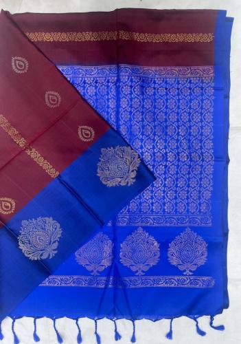 SOFT SILK SAREE WITH BLOUSE